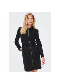 Only Jeanskleid »ONLNEW CHIGO DNM DRESS« schwarz 40 N-Gr Washed Black Trendy Kleid mit leichten Puffärmeln