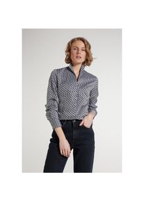 Eterna Klassische Bluse »CLASSIC FIT« blau 40 navy Passform laut Hersteller: Classic Fit