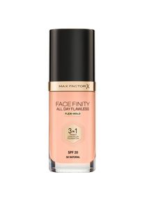 Max Factor Foundation »FACEFINITY All Day Flawless« rosa 50 Natural Primer, Concealer und Foundation in Einem - für langanhaltende, hohe Deckkraft...