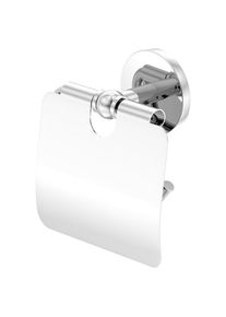 Steinberg Toilettenpapierhalter »Papierhalter chrom Serie 650«, aus Messing Chrom grau chromfarben
