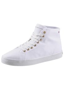 Tommy Hilfiger Plateausneaker »ESSENTIAL MIDCUT SNEAKER«, mit dezenter Logostickerei weiß 39 High Top Sneaker mit Logo hinten