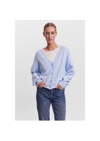Véro Moda VERO MODA Strickjacke »VMDOFFY LS V-NECK BUTTON CARDIGAN« blau XL blue bell melange Süßer Cardigan von VERO MODA