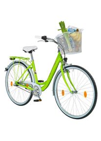 Performance Citybike Damen »Pisa«, 26/28 Zoll, 3 Gang, Rücktrittbremse grün
