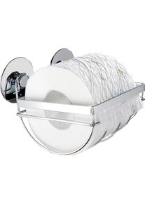 Wenko Toilettenpapierhalter »TurboFIX«, Edelstahl silberfarben