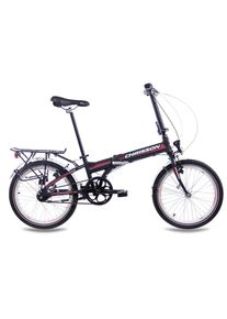 Chrisson Faltrad »Foldrider 3.0«, 7 Gang, Shimano, Nexus 7 Gang Schaltwerk, Nabenschaltung, (1 tlg.) schwarz Fahrrad