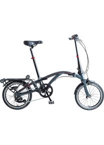 Dahon Faltrad »CURLi4«, 4 Gang, Sturmey Archer Schaltwerk, Nabenschaltung grau Fahrrad