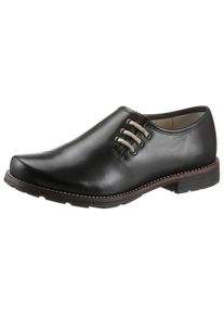 Hirschkogel Schnürschuh, mit seitlicher Schnürung schwarz 42 Traditionelle Haferlschuhe