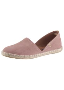 VERBENAS Espadrille, mit typischem Jute-Rahmen rosa 35 altrosa Gelenkoffenes, sommerliches Modell