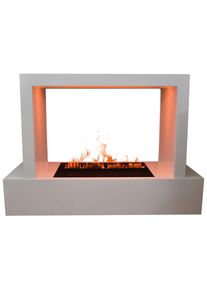 Glow Fire Elektrokamin »Humboldt OMC 500«, mit integriertem Knistersound/Knistereffekt weiß