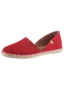 VERBENAS Espadrille, mit typischem Jute-Rahmen rot 35 Gelenkoffenes, sommerliches Modell