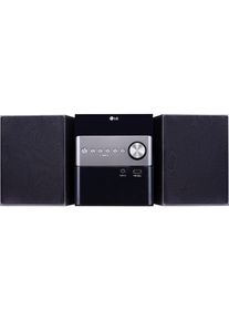 LG Microanlage »CM1560DAB«, (Digitalradio (DAB+) 10 W) schwarz FM-Radio