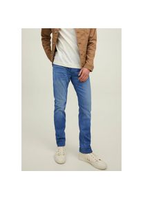 Jack & Jones JACK & JONES Slim-fit-Jeans »TIM OLIVER« blau 29 Länge 34 blue denim Angenehmer Tragekomfort durch eine Baumwollmischung