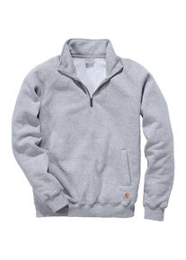 Carhartt Sweatshirt »Quarter Zip Mock« grau S