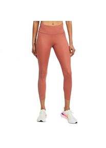 Nike Damen Dri-Fit Fast Mid-Rise 7/8-Length Running Leggings orange
