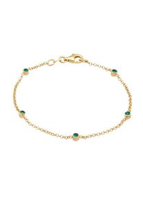 Elli, Femmes Bracelet, or / vert