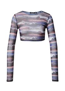 Nasty Gal Shirt Damen, blau / mischfarben, Größe 10