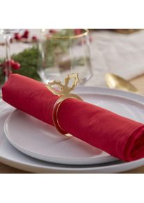 Ginger Ray 6 Landhaus Weihnacht Serviettenringe