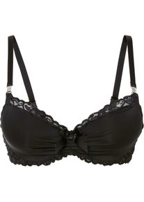 Schalen BH mit Bügel in schwarz, Grösse 70F, bonprix