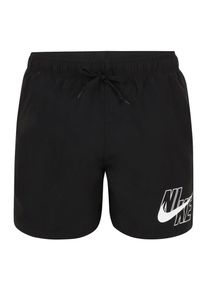 Nike Swim, Hommes Boardshorts 'Lap 5', noir / blanc
