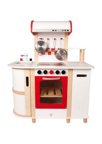 HAPE Spielk&uuml;che &raquo;K&uuml;chentraum&laquo; rot 0bis3 wei&szlig;/natur/rot