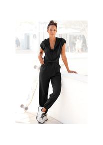 Bench. Overall, aus Jersey mit Kapuze schwarz 34 N-Gr Overalls