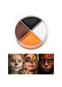 KRYOLAN Creme Schminke schwarz-weiß-braun-orange Make-up 15 ml | Faschingsschminke