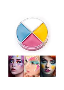 KRYOLAN Creme Schminke blau-gelb-rosa-weiß Make-up 15 ml | Faschingsschminke