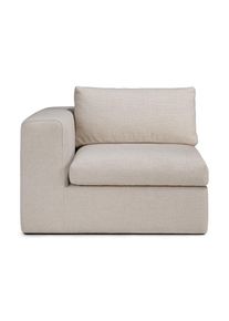 Mellow Sofa linke/rechte Armlehne Ivory Stoff Ethnicraft