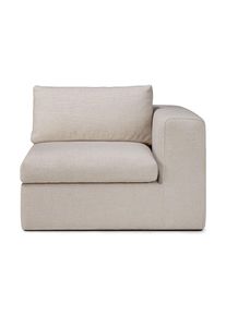 Mellow Sofa linke/rechte Armlehne Ivory Stoff Ethnicraft