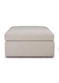 Mellow Polsterhocker Ivory Stoff Ethnicraft