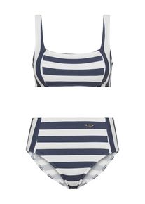 Venice Beach, Femmes Bikini, bleu marine / blanc