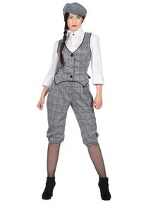 Costume da donna tailleur pantalone anni '20