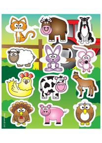 Henbrandt Bunter Bauernhof Stickerbogen