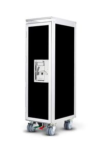 Onecolor Flugzeugtrolley schwarz Bordbar