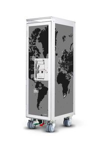 Passport Flugzeugtrolley grau Bordbar