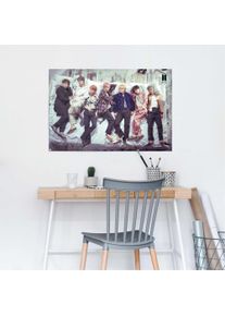 Reinders! Poster »Poster BTS Bett - Band - Bangtan Boys«, Orchester & Bands, (1 St.)