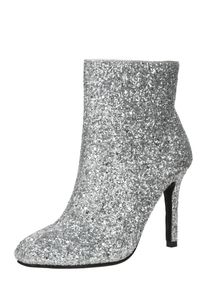 ABOUT YOU Stiefelette 'Linea' Damen, schwarz / silber, Größe 39