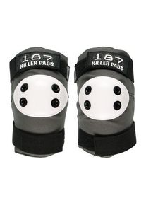 187 Killer Pads Basic Ellenbogenschützer grey black white