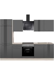 Optifit Küchenzeile »Bern«, Breite 270 cm, gedämpfte Türen, wahlweise mit E-Geräten