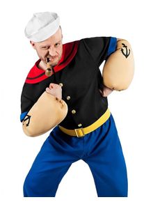 maskworld Déguisement Popeye homme musclé