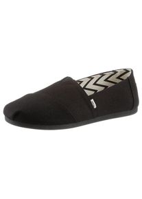 Toms Shoes TOMS Espadrille »ALPARGATA«, mit kleinem Stretcheinsatz schwarz 37 black Lässiger Halbschuh zum Schlupfen