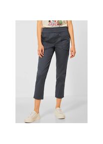 Street One 7/8-Hose, mit tiefen Eingriffstaschen grau 38 Länge 28 Loose-fit-Hose von Street One