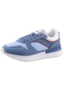 Tommy Hilfiger Keilsneaker »ELEVATED FEMININE RUNNER«, mit seitlichem Logoschriftzug blau 42 blau-hellblau Keilsneaker in nachhaltiger Verarbeitung
