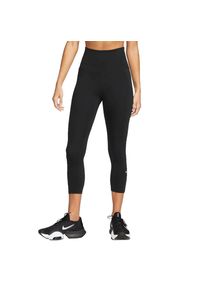 Nike Damen Dri-Fit One High-Rise Cropped Leggings schwarz