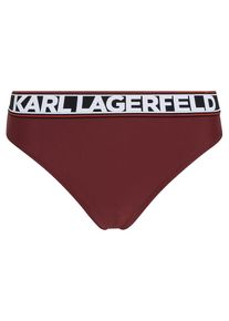 K by KARL LAGERFELD Karl Lagerfeld, Femmes Bas de bikini, bourgogne / noir / blanc