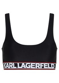 K by KARL LAGERFELD Karl Lagerfeld, Femmes Hauts de bikini, rouge / noir / blanc