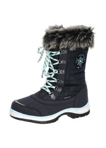 Lico Snowboots »LILLESAND«, mit TEX-Membrane blau 30 navy-türkis Winterstiefel mit Kunstfellbesatz