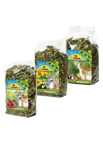 3-teilig (350g) Paket Wald- & Wiesengeheimnis JR FARM für Kleintier