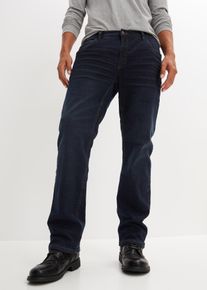 Thermo Relaxed Fit Jeans mit Dehnbund Straight in blau, Gr&ouml;sse 62, 98% Baumwolle, bonprix