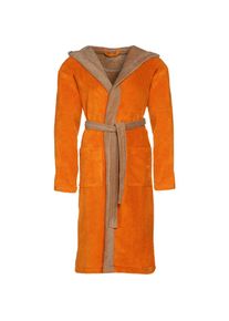 Vossen Unisex-Bademantel »Poppy«, (1 St.), für Damen & Herren, mit farblich abgesetzter Kapuze orange fox Unisexbademantel mit farblich abgesetzer...